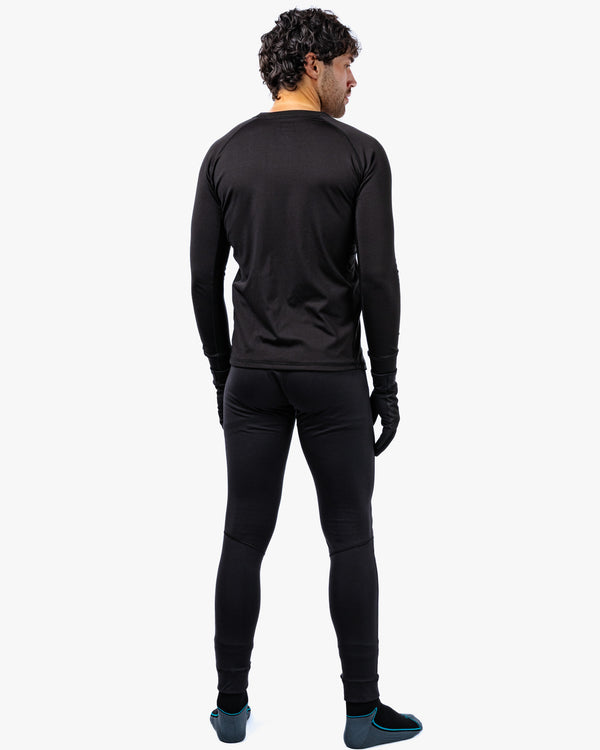 Crucible Black Crew Base Layer Shirt