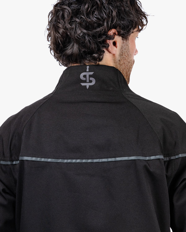 Dash Mens Stealth Black Motorcycle Jacket