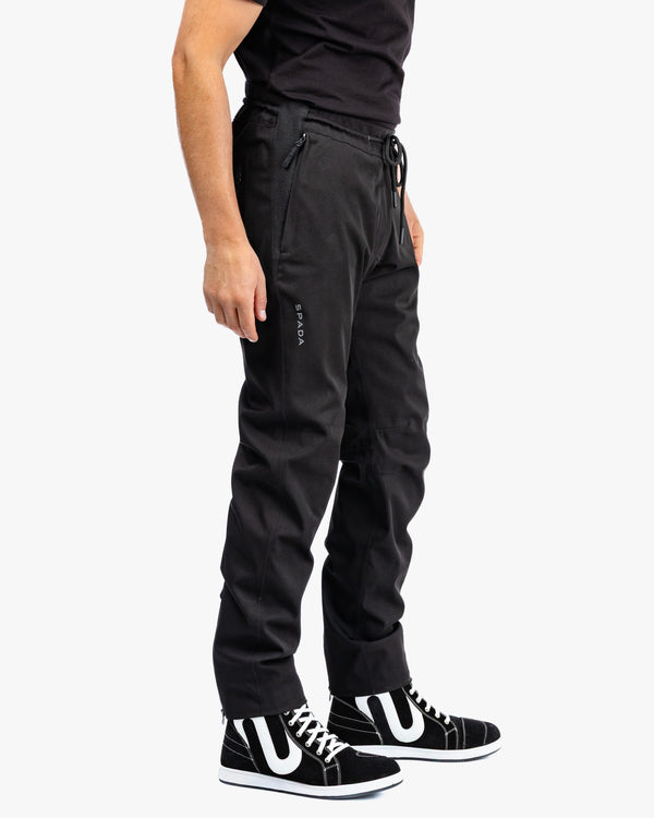 Dash Mens Stealth Black Motorcycle Trousers