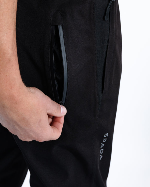 Dash Mens Stealth Black Motorcycle Trousers