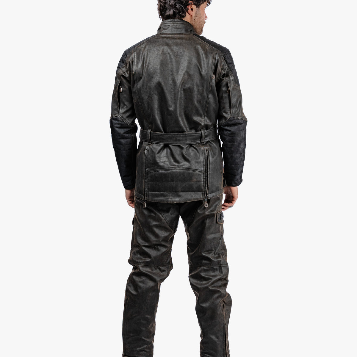 Crossguard CE WP Motorcycle Jacket – Walnut Wax Cotton | Spada 