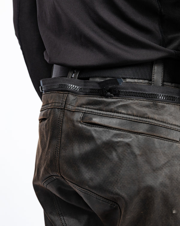 Crossguard Walnut Brown Waterproof Motorcycle Trousers