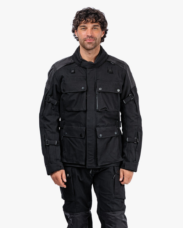 Muramasa Black Waterproof Motorcycle Jacket