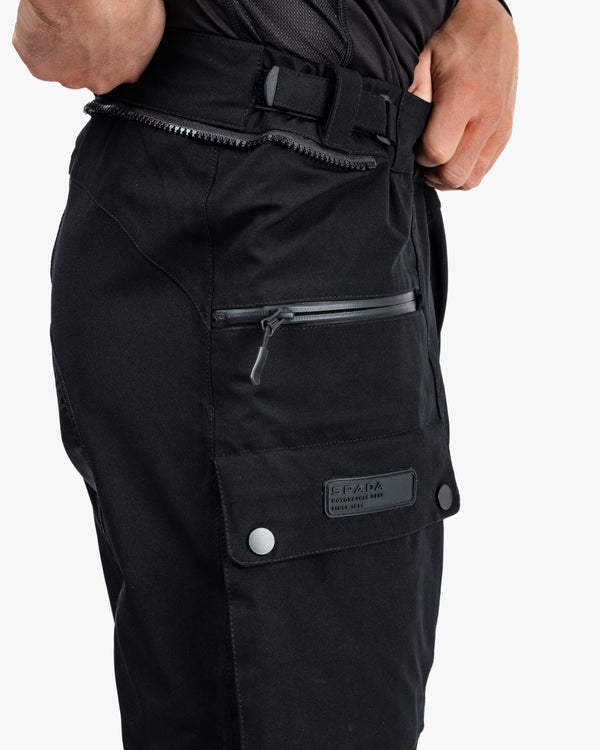 Muramasa Black Waterproof Motorcycle Trousers