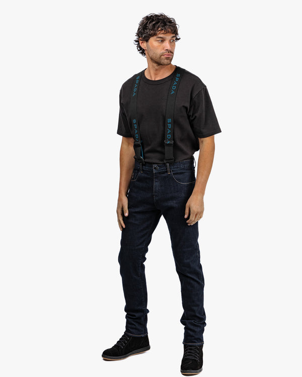 Kaiken Black & Steel Blue Braces