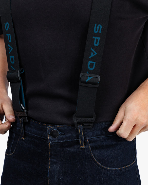 Kaiken Black & Steel Blue Braces