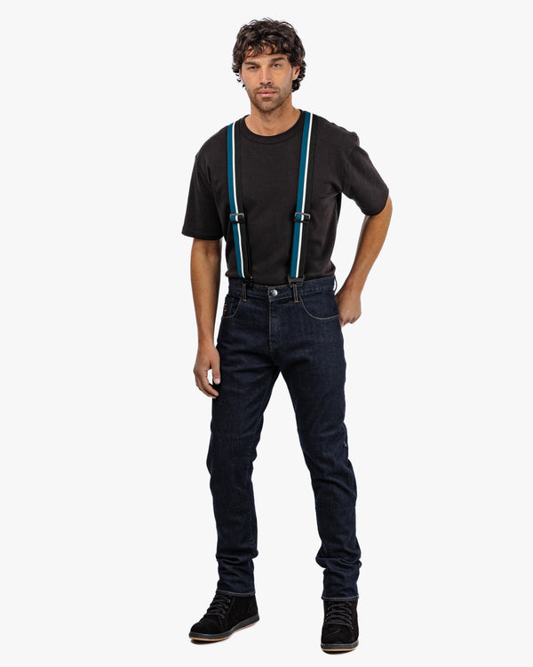 Kaiken Signature Blue Stripe Braces