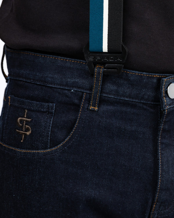 Kaiken Signature Blue Stripe Braces