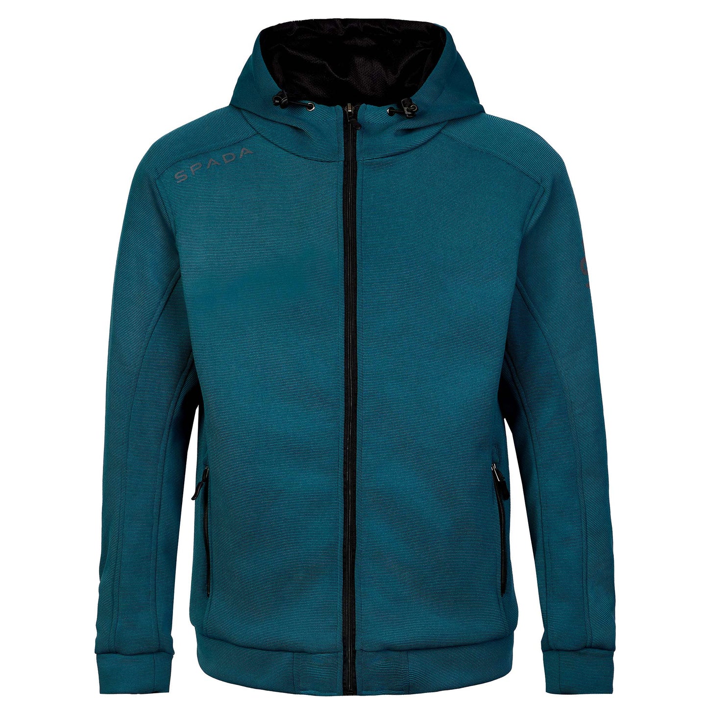Blade Coral Blue Zip Up Unisex Motorcycle Hoodie