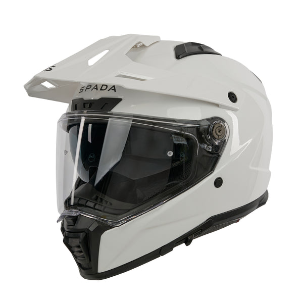 Trailhawk White Full Face Adventure Motorbike Helmet