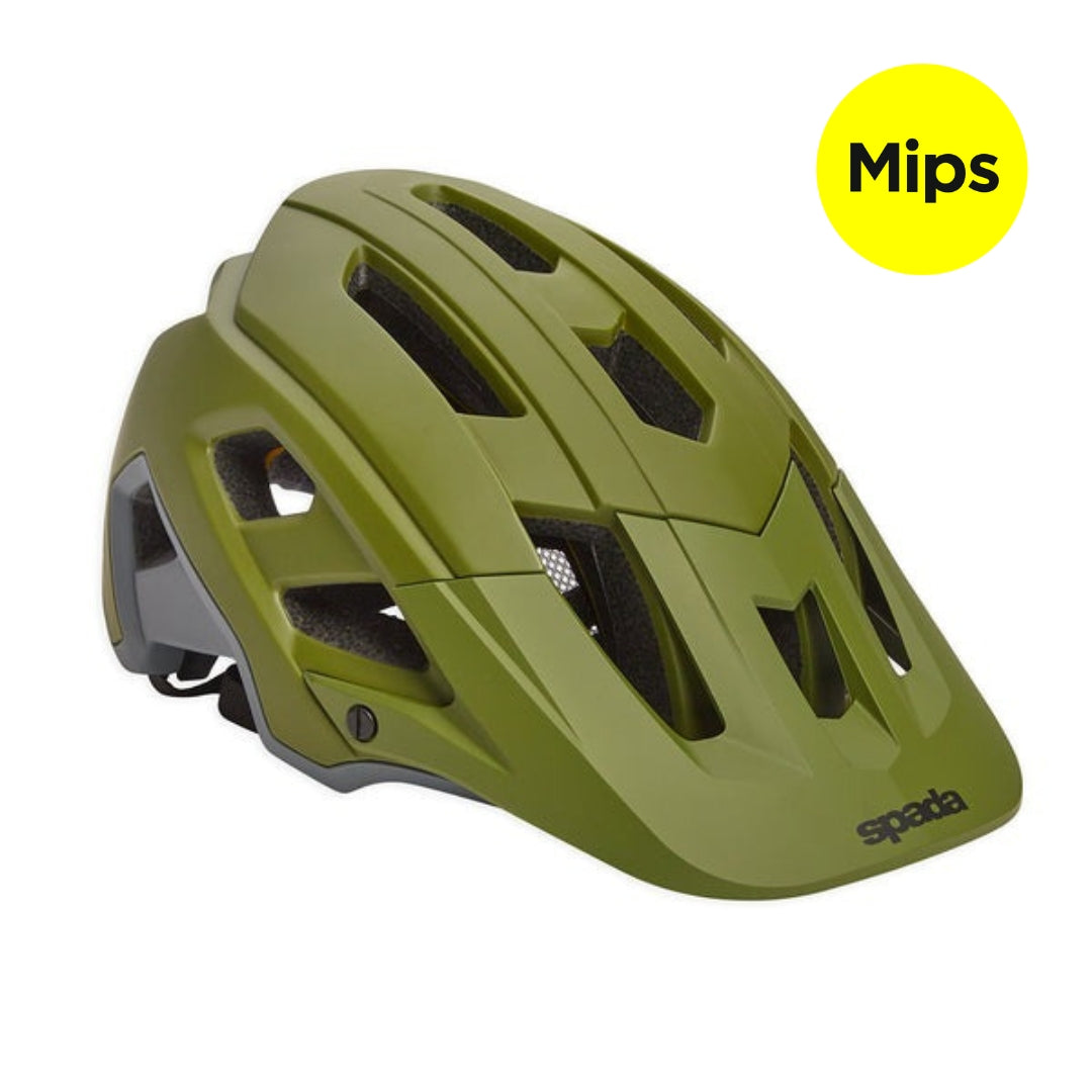 Green mtb helmet sale