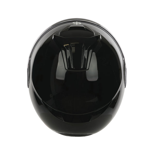 Bastion Gloss Black Flip Up Motorbike Helmet