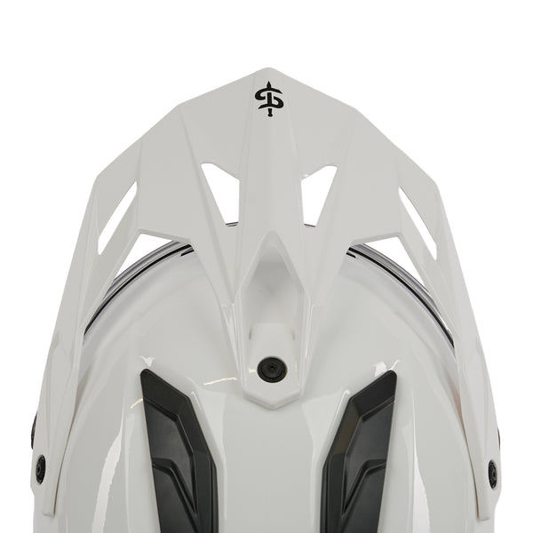 Trailhawk White Full Face Adventure Motorbike Helmet