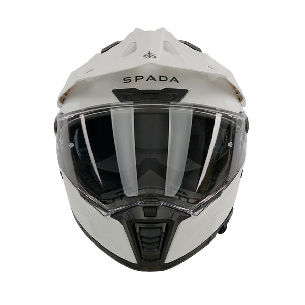 Trailhawk White Full Face Adventure Motorbike Helmet