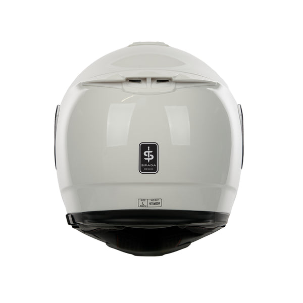 Bastion White Flip Up Motorbike Helmet