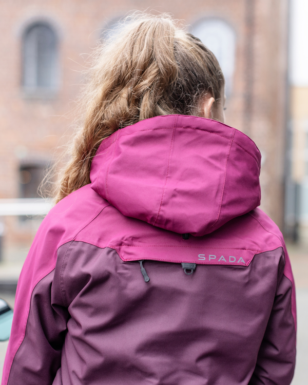 Lula Port Red Ladies Motorcycle Jacket - Grace Webb Edit