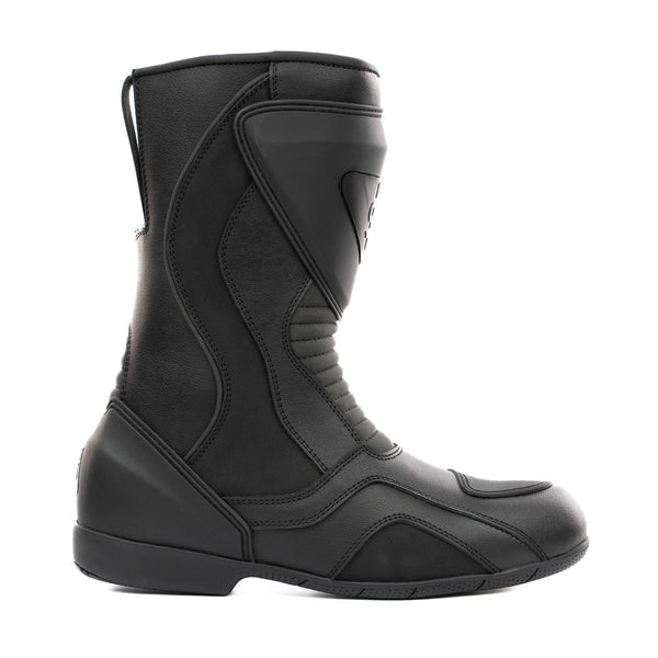 Cyclone Waterproof Black Motorcycle Boots