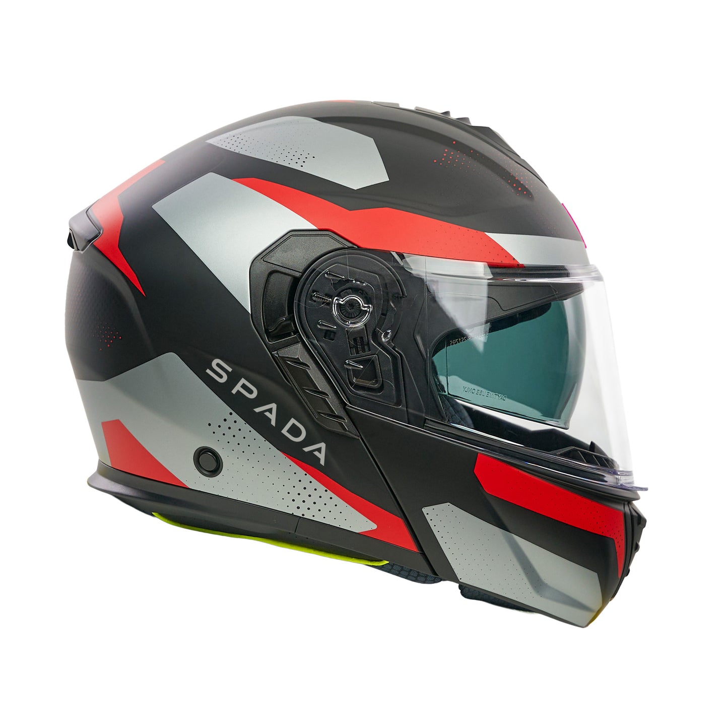Orion 2 Geo Camo Matt Red Flip Up Motorbike Helmet