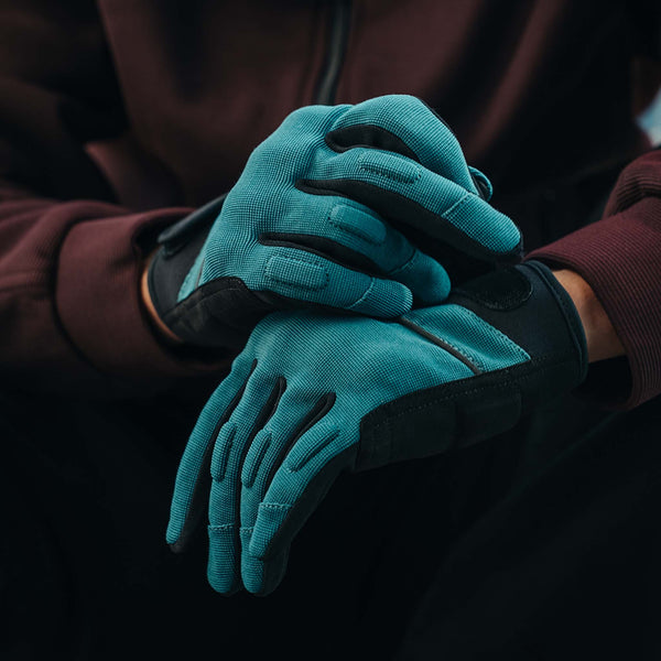 Blade Coral Blue Motorcycle Gloves