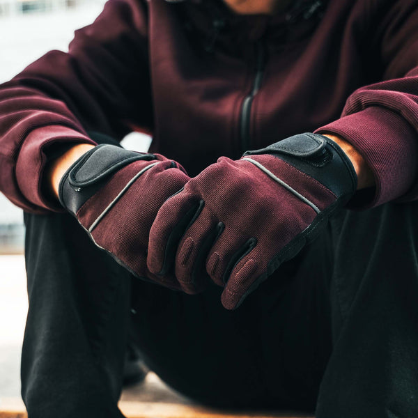 Blade Port Red Motorcycle Gloves