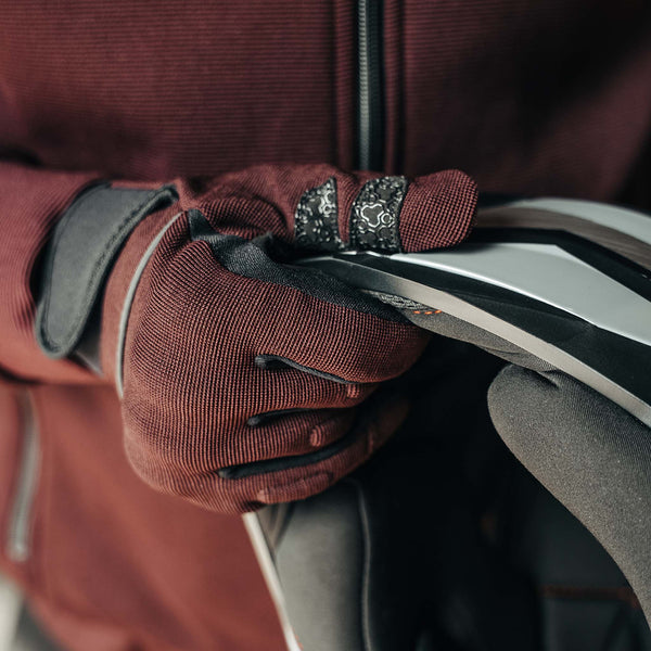 Blade Port Red Motorcycle Gloves