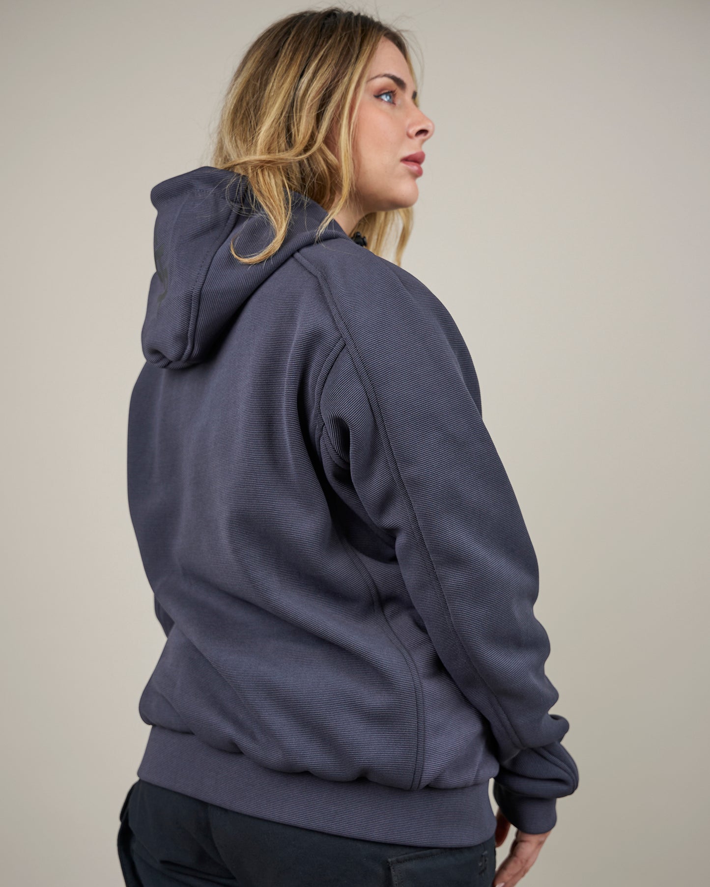 Blade Grey Turbulence Ladies Motorcycle Hoodie