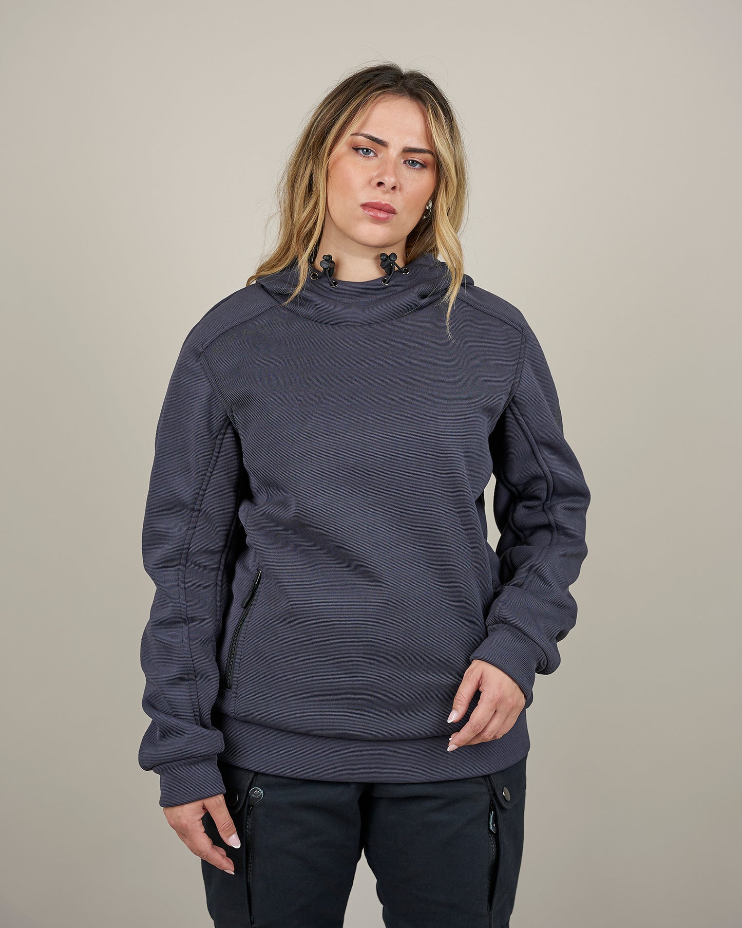 Blade Grey Turbulence Ladies Motorcycle Hoodie