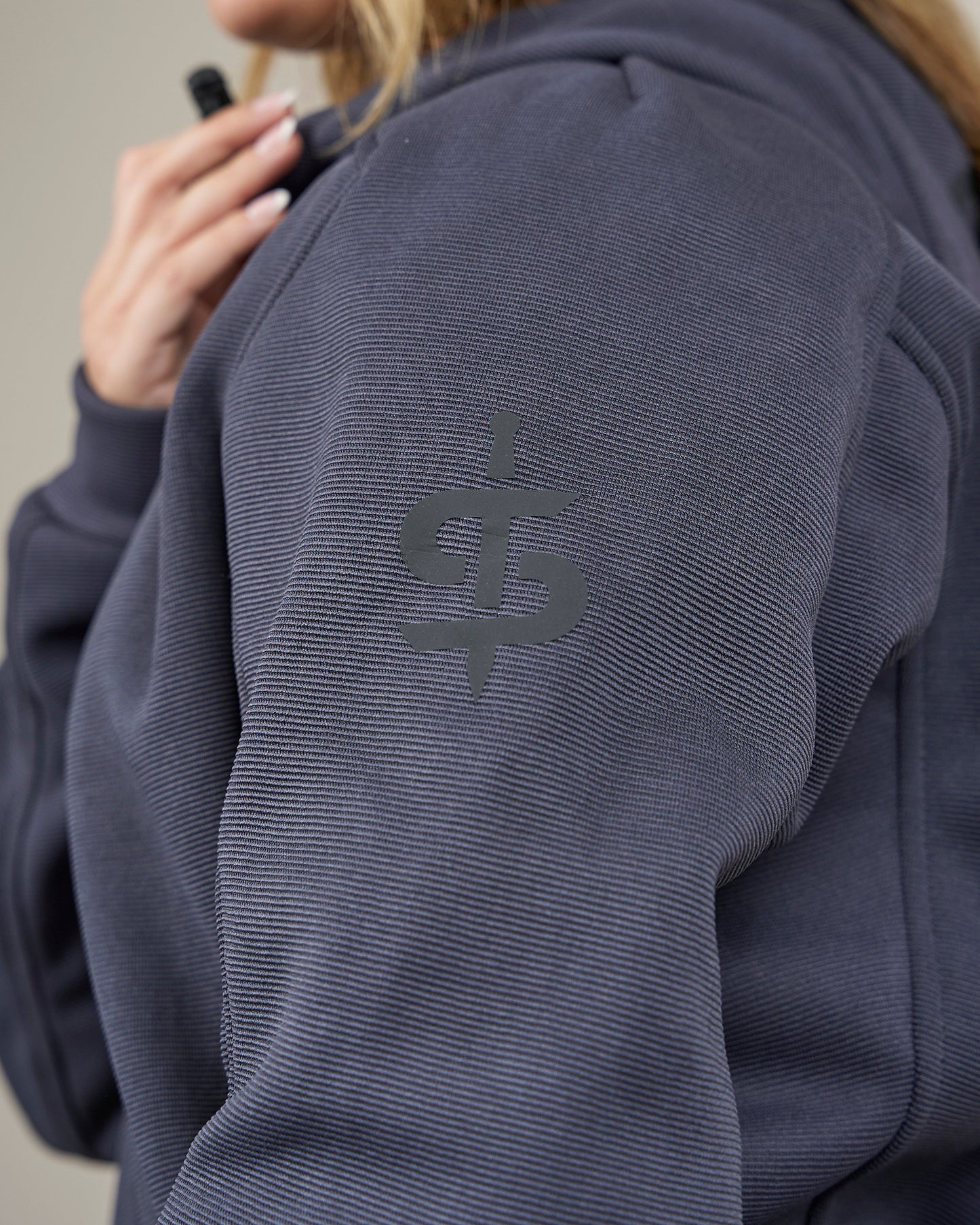 Blade Grey Turbulence Ladies Motorcycle Hoodie