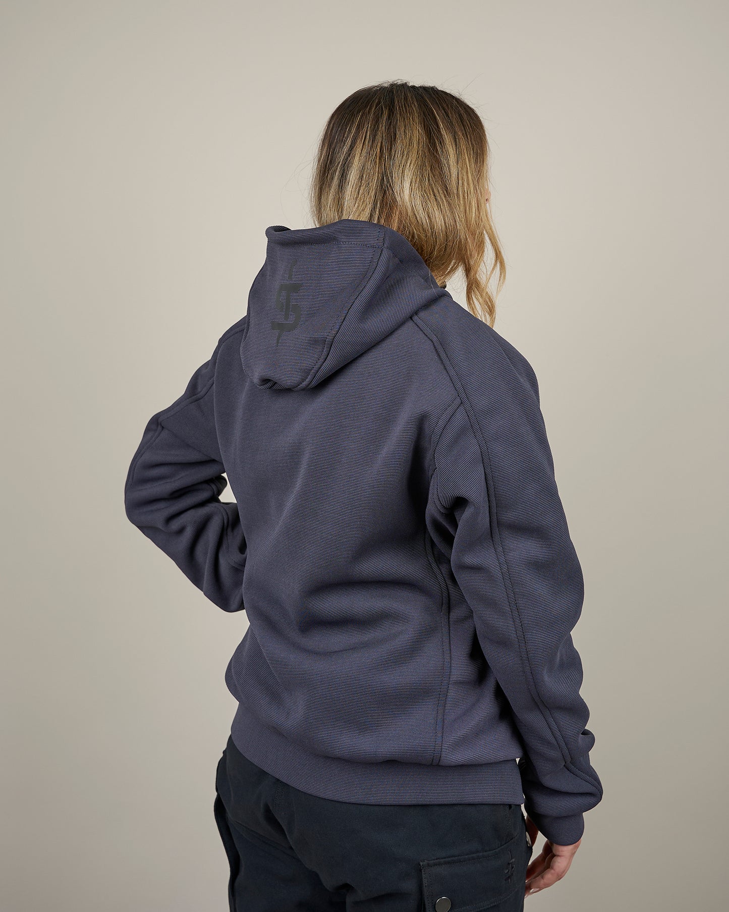 Blade Grey Turbulence Ladies Motorcycle Hoodie
