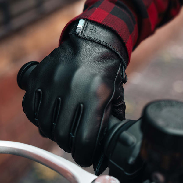 Clutch Black Motorcycle Gloves