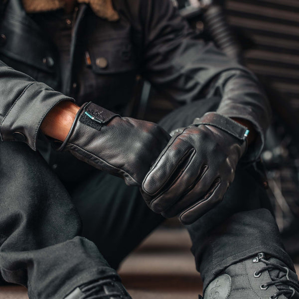 Clutch Winter Black Motorcycle Gloves