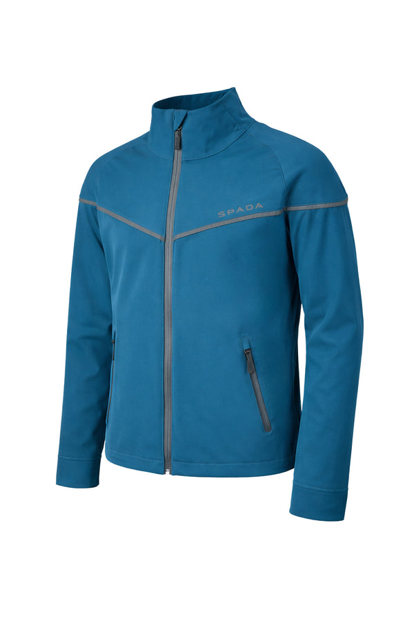 Dash Mens Coral Blue Motorcycle Jacket