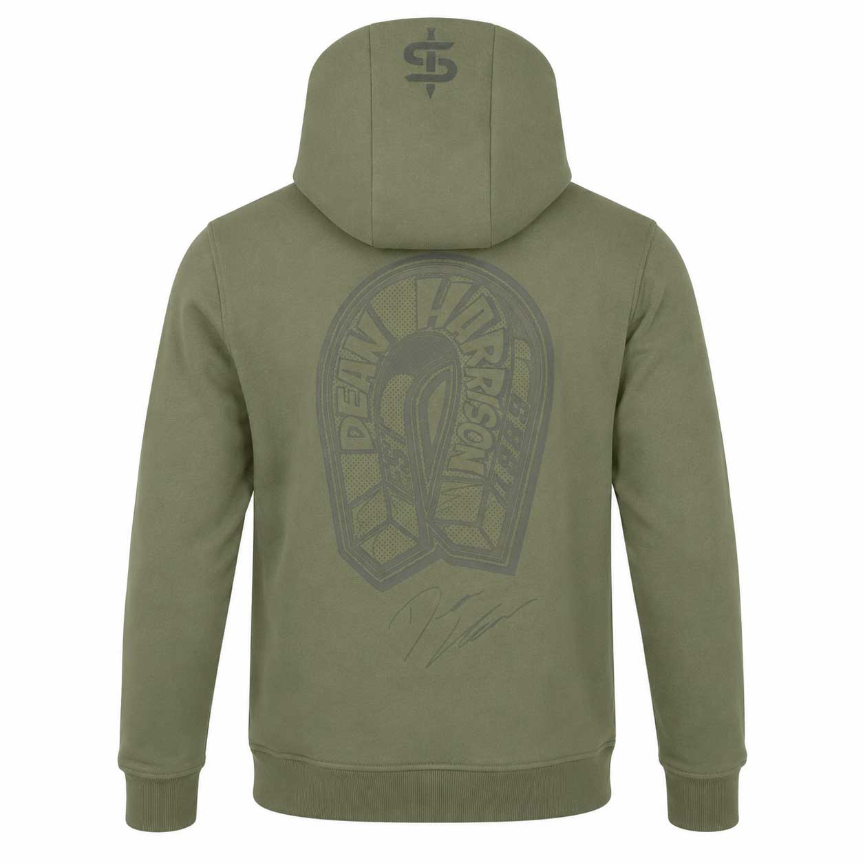 Dean Harrison DH2 Zip Hoodie Olive Green | Official Merchandise
