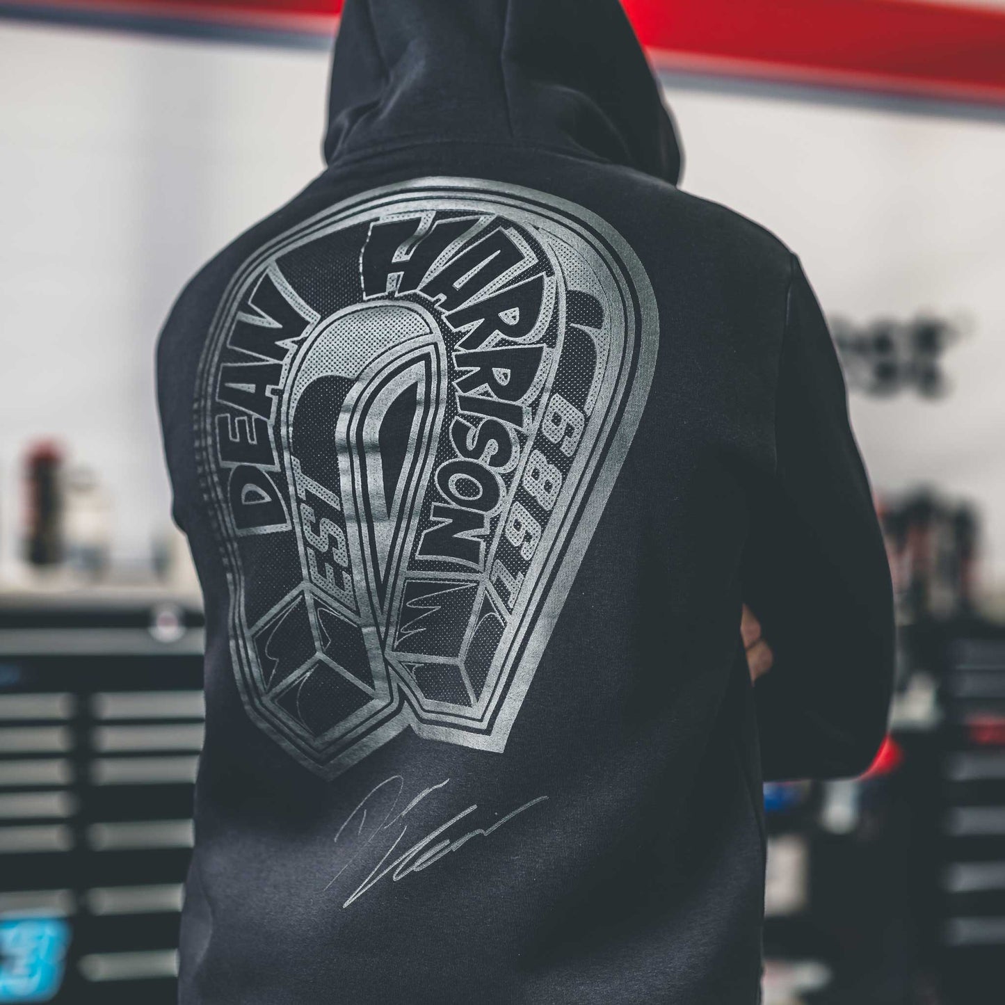 Dean Harrison DH1 Black Hoodie