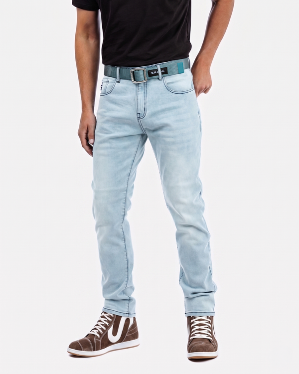 Drifter Mens Beach Blue Motorcycle Jeans