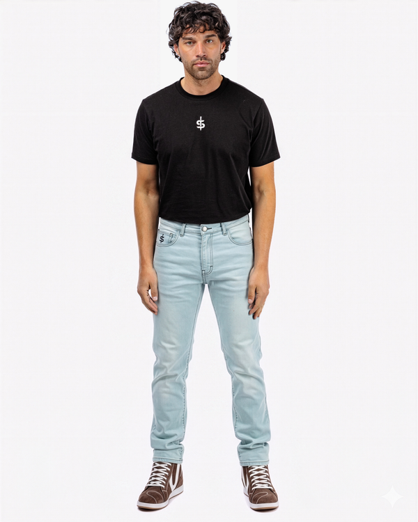 Drifter Mens Beach Blue Motorcycle Jeans