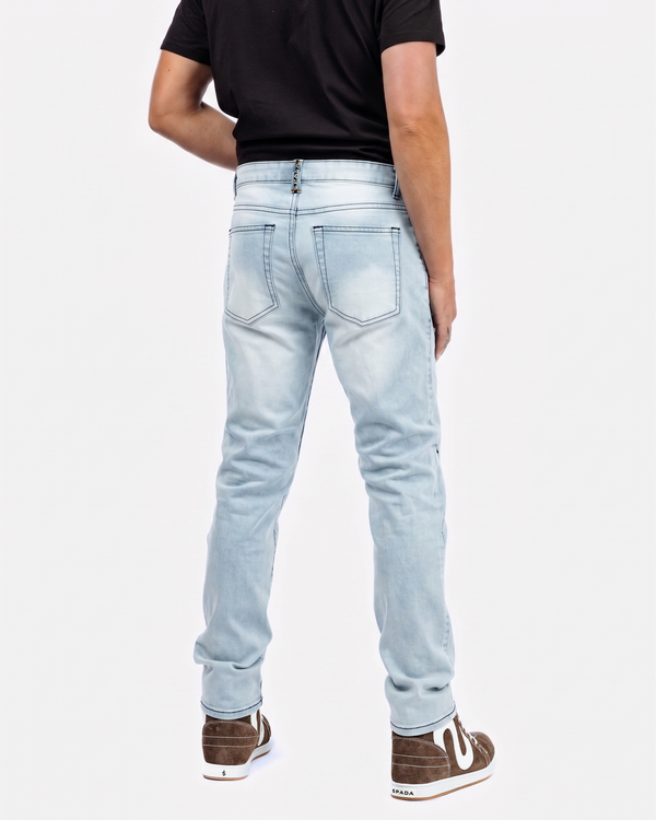 Drifter Mens Beach Blue Motorcycle Jeans