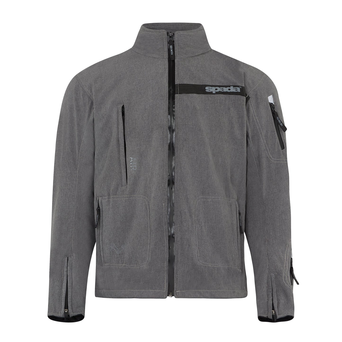 Commute Grey Motorcycle Jacket