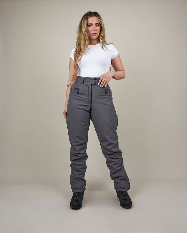 Hairpin Ladies Carbon Grey Waterproof Motorcycle Trousers