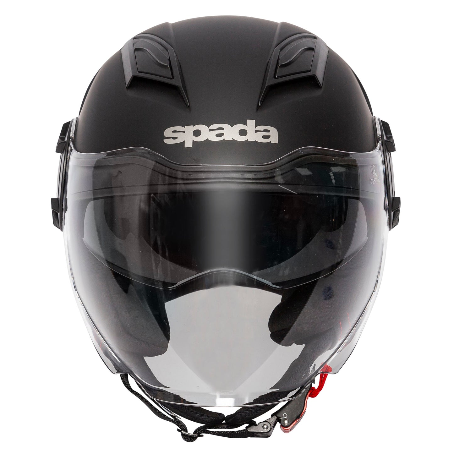 Lycan Matt Black Open Face Motorcycle Helmet