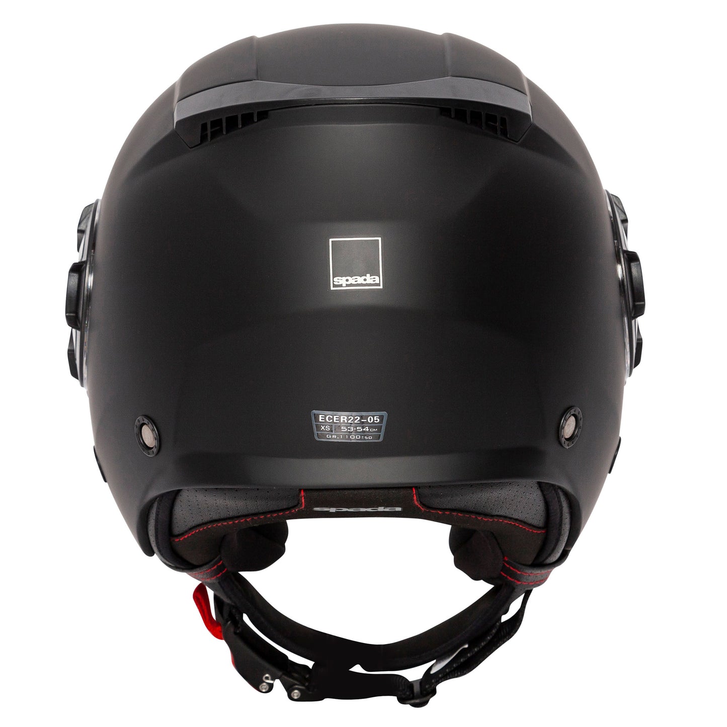 Lycan Matt Black Open Face Motorcycle Helmet