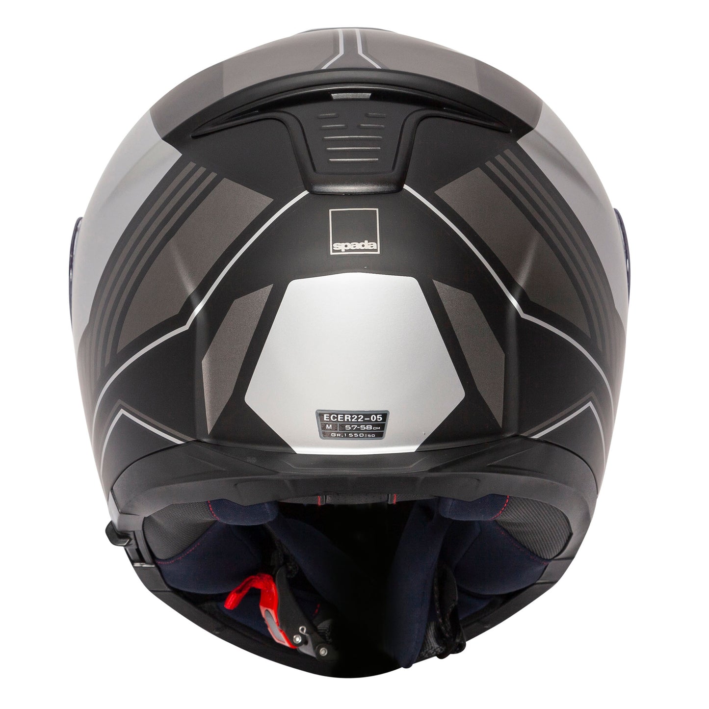 Orion Whip Matt Black & Silver Flip Up Motorcycle Helmet