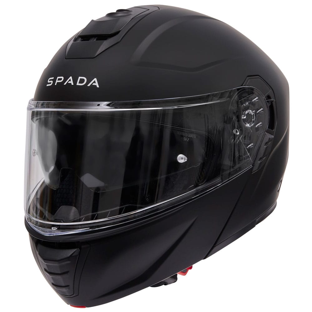 Orion Matt Black Flip Up Motorbike Helmet