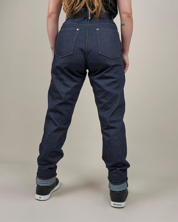 Ronin Ladies Raw Indigo Motorcycle Jeans