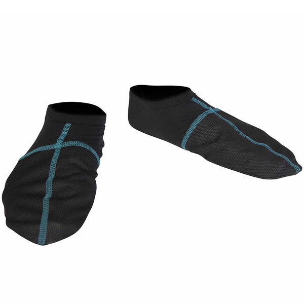 black boot liner base layer for motorcycle boots