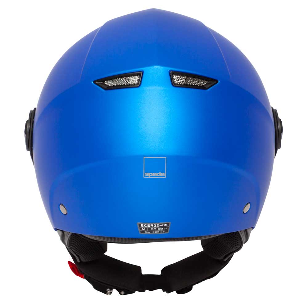Hellion 06 Matt Bright Blue Open Face Motorcycle Helmet
