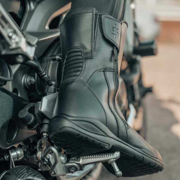 Hurricane 3 Rev.2 Black Waterproof Motorcycle Boots