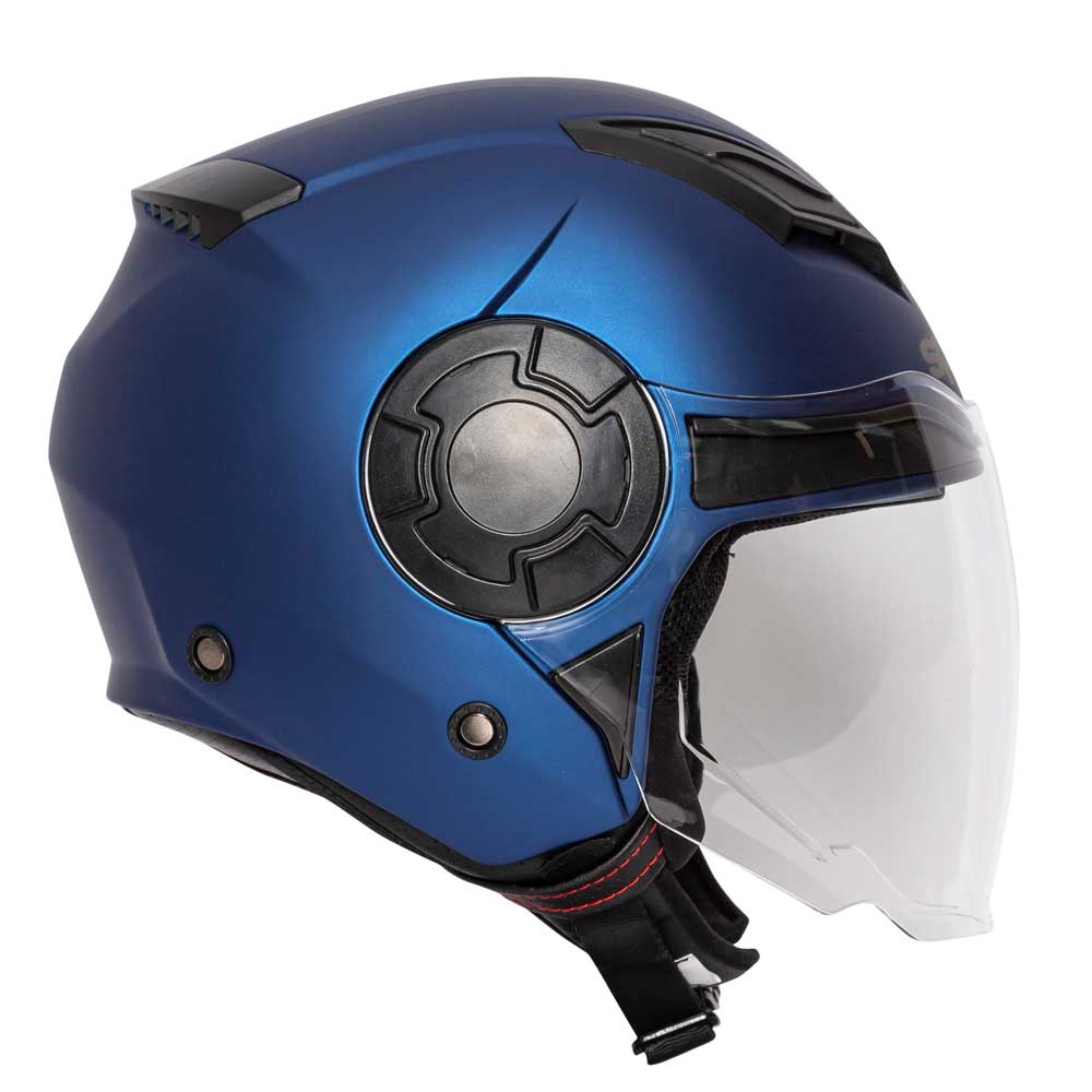 Lycan 06 Matt Blue Open Face Motorcycle Helmet