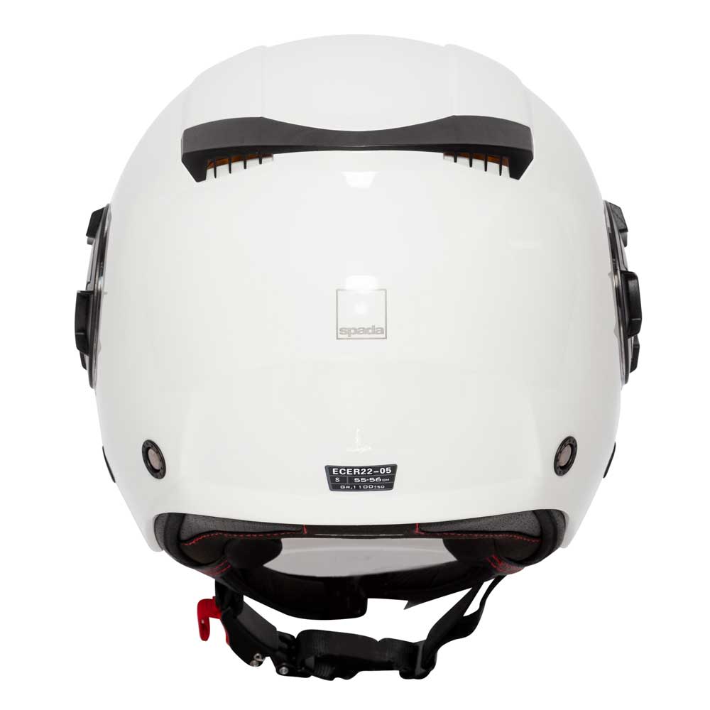 Lycan 06 White Open Face Motorcycle Helmet