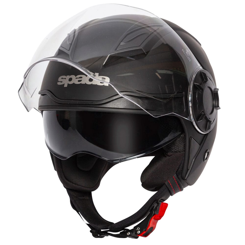 Lycan 06 Motorbike Helmet – Matt Black ECE Spada UK
